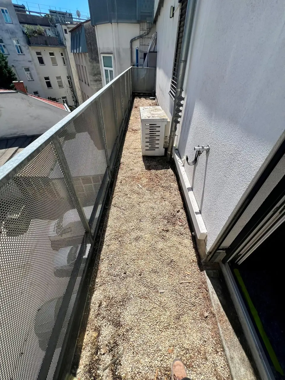 Terrassenrückbau Wien – Zustand nachher nach Freiräumung und Entsorgung