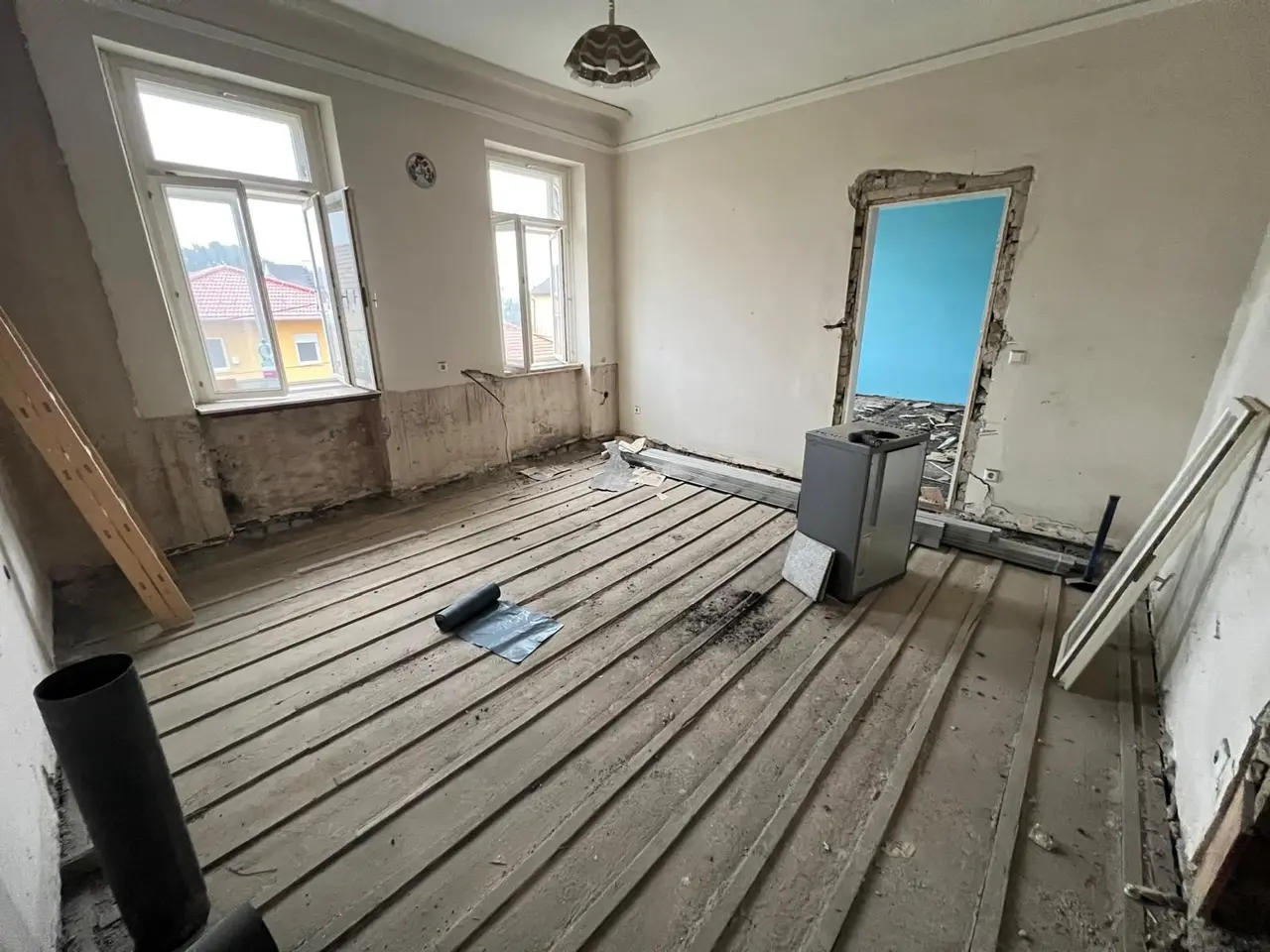 Entkernung Altbauwohnung Wien – Zustand vorher